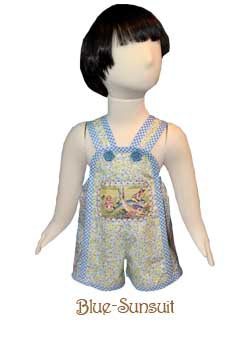 Blue Sunsuit, 9-12 months