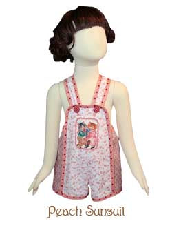 Peach Sunsuit, 18 months