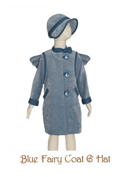 Blue Fairy Coat and Hat, Size 5